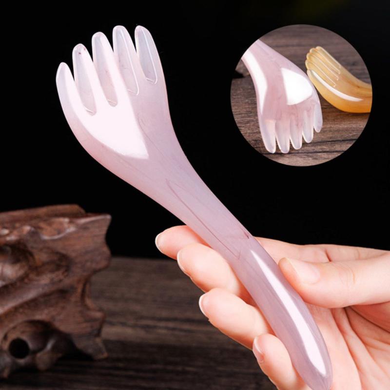 Masážní masáž hlavy Pokožka hlavy Gua Sha Pro Tělo Masáž šíje Masáž nohou Škrábání pěti drápy Masážní tyčinkou Škrábání drápů Masážní masáž drápů