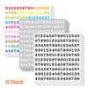 0.5-inch Digital Sticker Small Size Waterproof Vinyl Office Industrial Number Identification Date Digital Sticker
