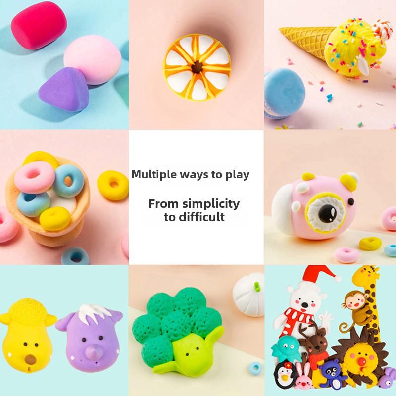 36 Color Clay Air-dried Clay Set Ultra Light Plastic Clay with Carving Tools DIY Crafts Gifts Children Non-Toxic Modeling Fun