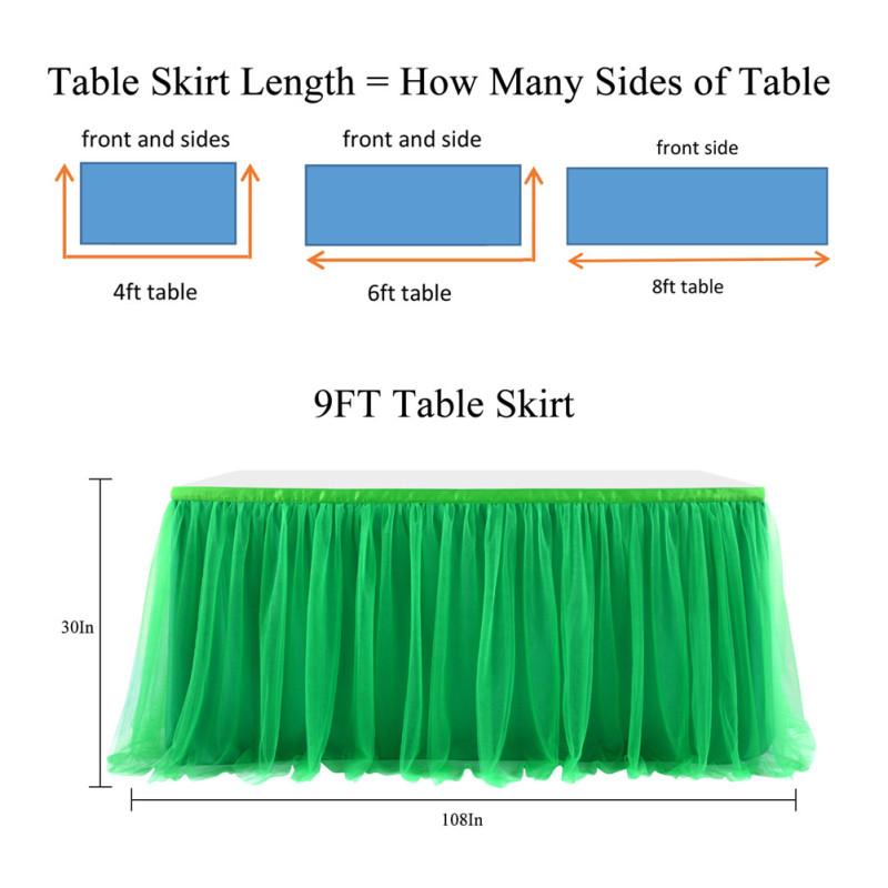 Τραπεζομάντηλο από Τούλι Διακόσμηση Γάμου Πάρτι Γενεθλίων Αξεσουάρ