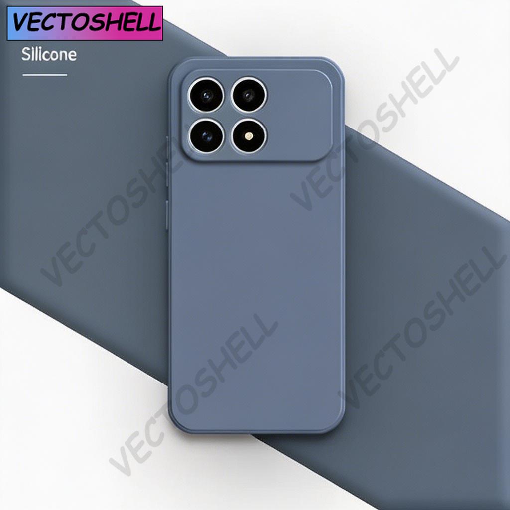 Original Silicone Phone Case For Xiaomi Poco F8 Pro Ultra X8 Pro Max Fundas High Qualtiy Soft Internal Flocking Back Cover