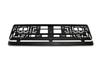 License Plate Frame Black Flexible Without Packaging AMIO-01642