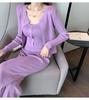 Autumn Casual Three-Piece Sports Suit: Cardigan and Glutinous Rice Style