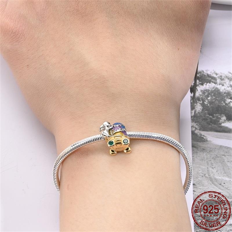 Copper Easter Series Charms Fit Original Pan Bracelet&Bangle Diy Beads For Women Festivalfinejewelry Gift