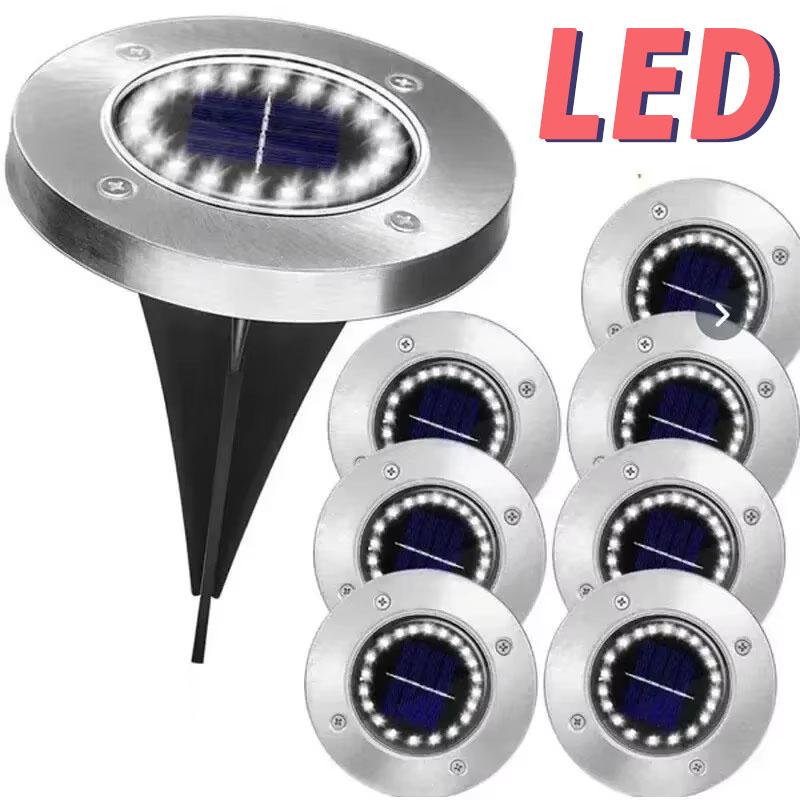 Outdoor Solar Ground Light Waterproof Garden In-ground Pathway Light Solar Landscape Light for Lawn Yard Deck Patio Walkway