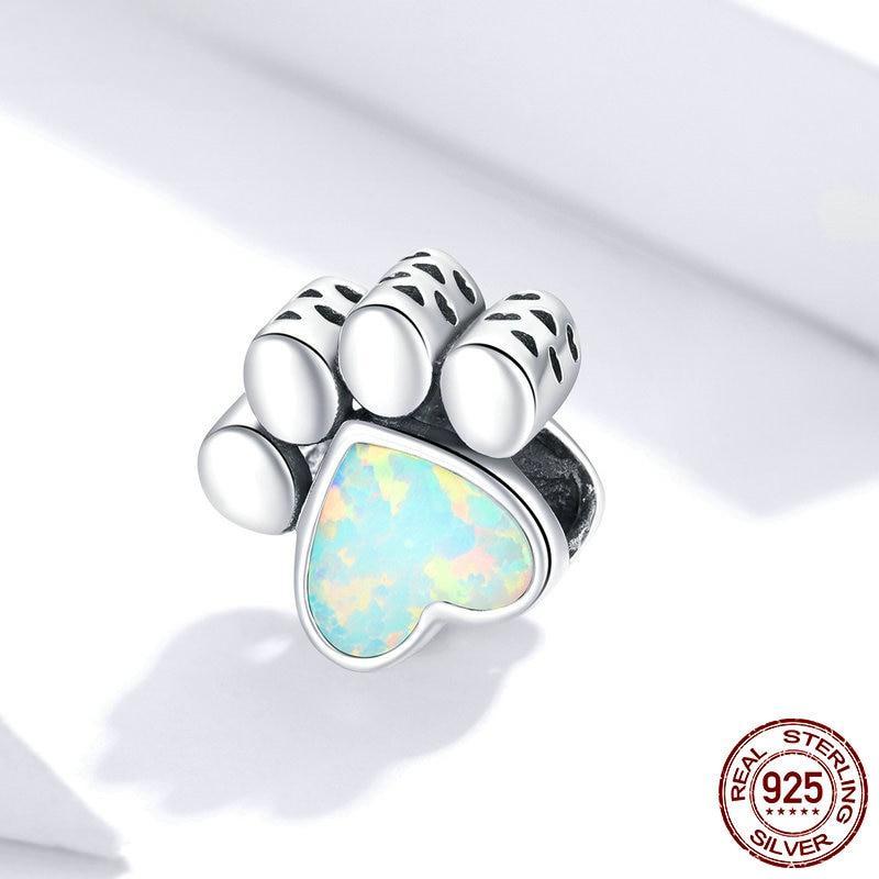 Zirconia Color Sterling Cane Animaletto Cane Cane Bulldog Perline Adatte Braccialetto da Polso Originale Ciondolo Gioielli Fai da Te Braccialetto da Polso alla Moda
