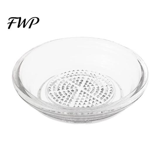 Compact Kitchen Grater Glass Garlic Bowl, Manual Ginger Mincer Plate, Multifunctional Blending Station Seasoning Dish for Paste, Grinding Tool 1pc