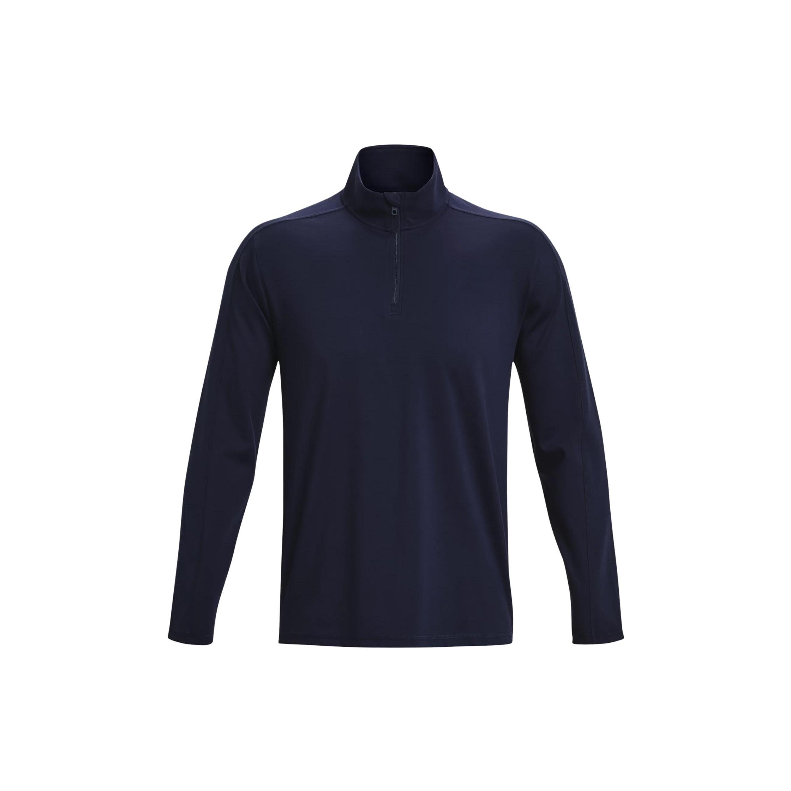 Under Armour Meridian 1/4 Zip Long Sleeve Top Midnight Navy Men s 1379673-410 XXL