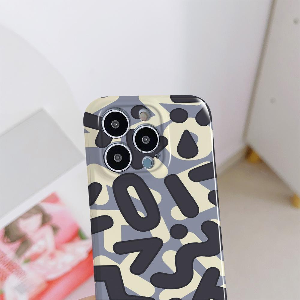 Husă de telefon cu film all-inclusive, design de modă desen animat, carcasă dură cu acoperire completă, husă cu protecție pentru cameră pentru iPhone Huawei Honor Vivo Google