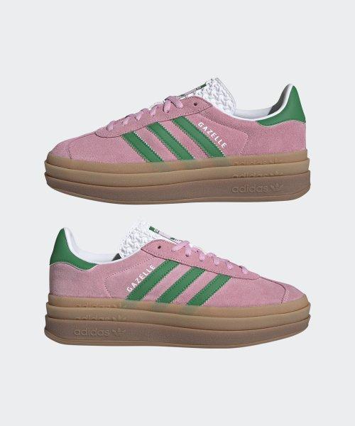 [Adidas] Gazelle Bold - Pink:Green IE0420