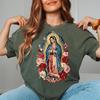Our Lady Of Guadalupe Shirt, De Guadalupe Catholic Sweater, Faith Based Religious Tshirt, Blessed Mother Mary Tee, Worship Matching Crewneck