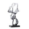 Creative Geometric Transparent Resin Sculpture Marble Statue Transparent Gradient Hollowed-out Ornaments Home Decoration