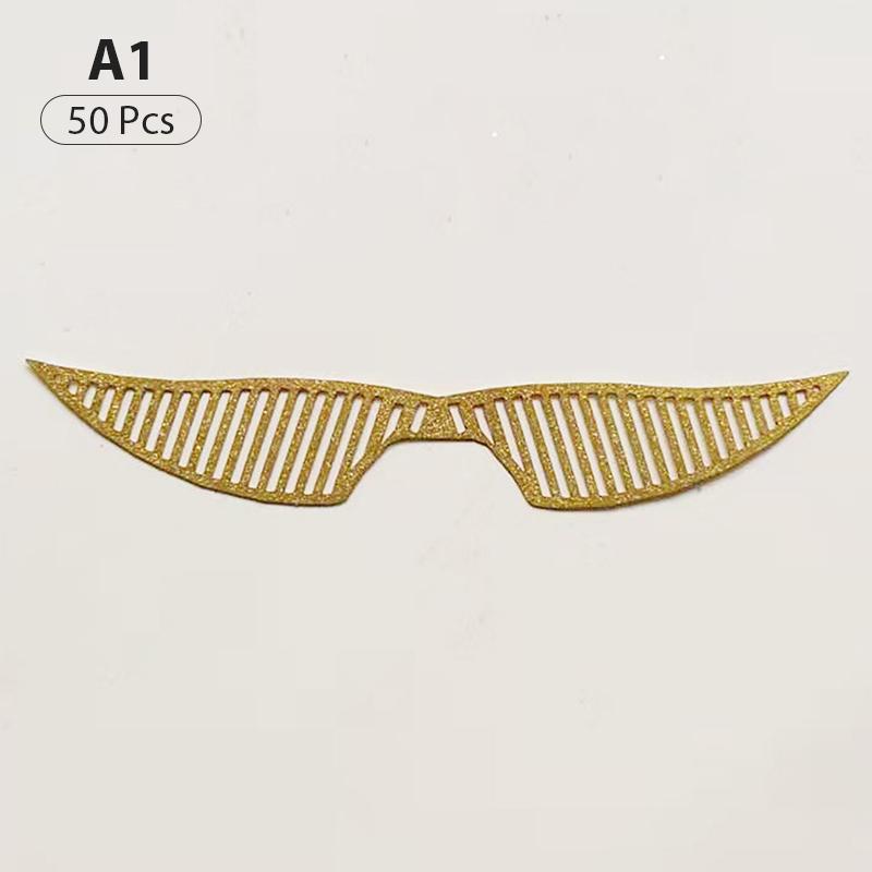 

50 шт. шоколадное украшение для вечеринки волшебников, шоколадное украшение в виде полых крыльев