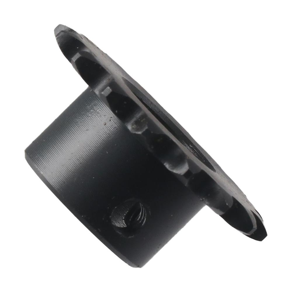 Pignon à 16 dents Oxyde Noir Roue Dentée à Rouleaux Chaîne 25 Type B Dents Trempées Chaîne à Rouleaux Durable