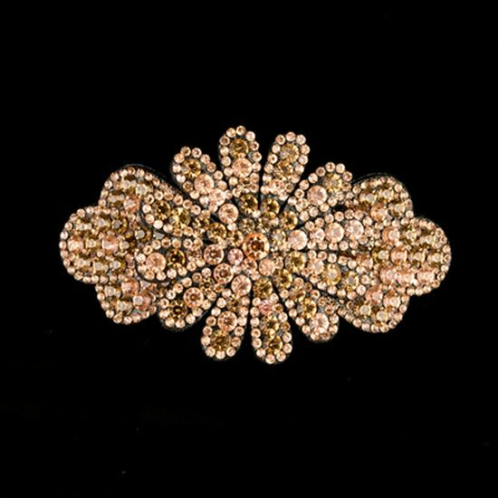 Korean Rhinestone Flower Multi-layer Hair Clip Hairpin
