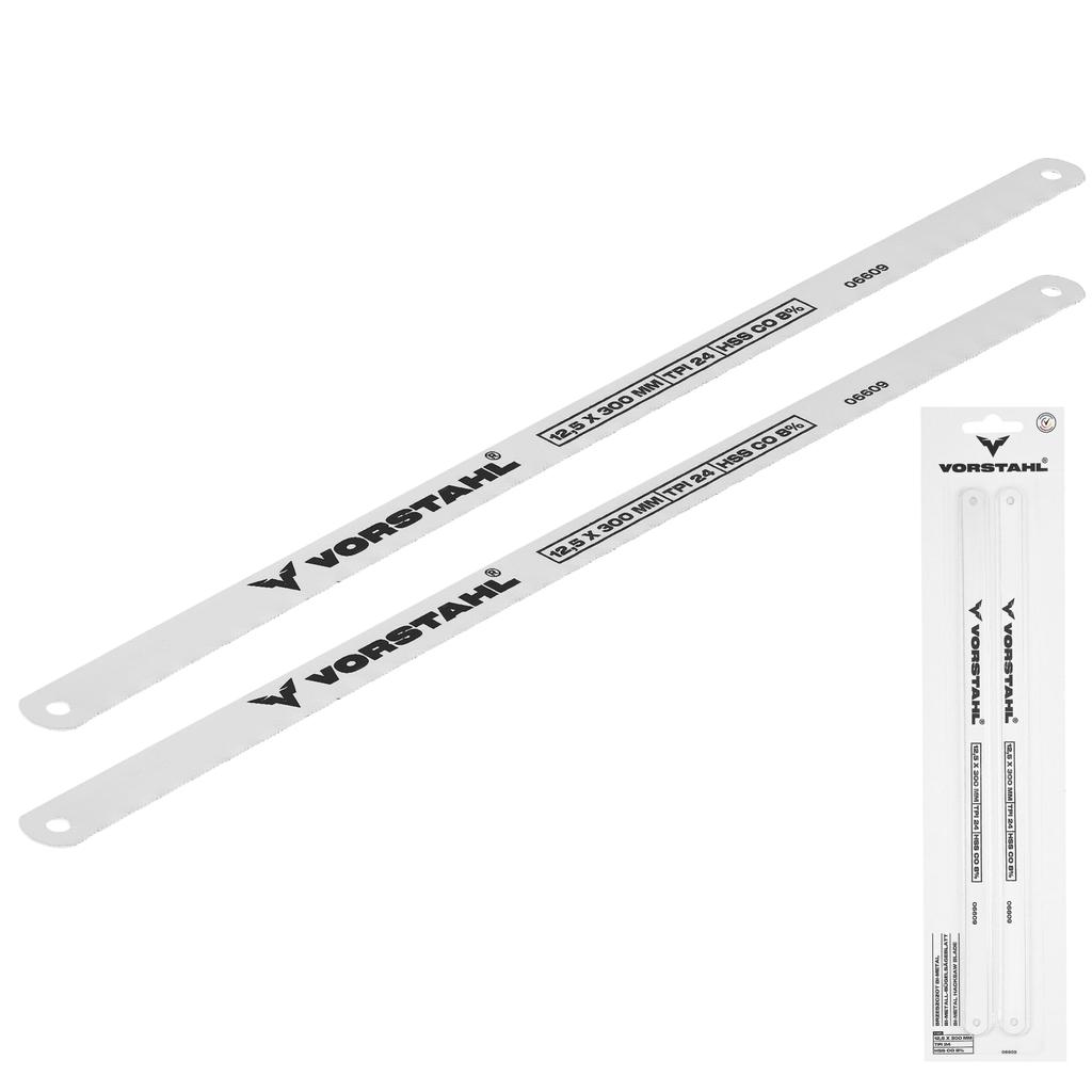 SAW BLADE FOR METAL Hardened teeth BI-METAL > 2 pcs < 12.5 x 300mm Vorstahl