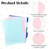 5 Tab DiscBound Disc Dividers, Note Taking System Tab Dividers, Multicolor Planner Accessories for Office, School