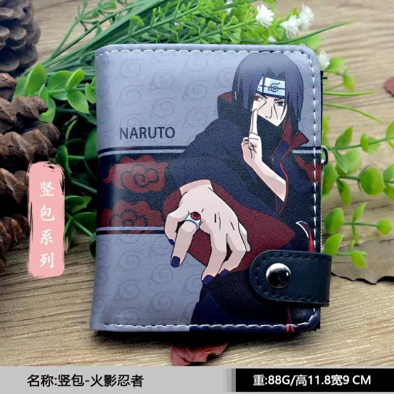 

Naruto brief wallet designed for men Naruto Sasuke two-dimensional cartoon animation student coin card pouch children s birth date present PU