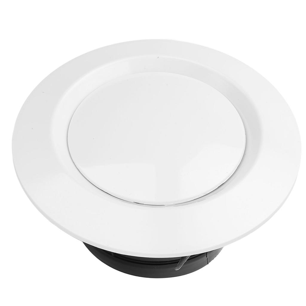 75 mm rundt ventilasjonsdeksel ABS plast justerbar luftventilasjon takspreder for soverom bad L