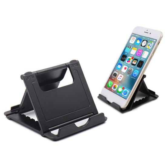 Universal Plastic Adjustable Folding Desktop Table Phone Holder Bracket Stand