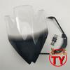 Motorbike Windshield Windscreen W/Bracket Smoke Clear for Kawasaki Z750 Z750r Z 750 2007-2008-2009-2010-2011-2012