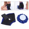 Ice / Hot Compress Cloth Pack Ankle Brace Kit Physiotherapy Blue 6 Inches Ice Bag