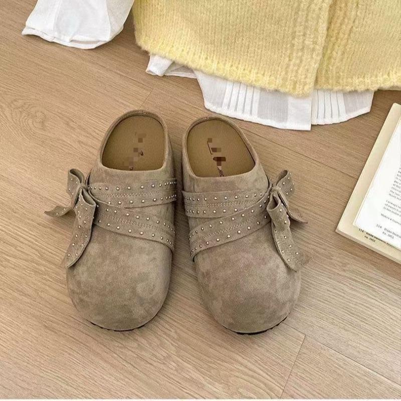

Baotou Semi-truck Women s Thick-soled Shoes, Lazy Single Shoes, New Style 35 хаки