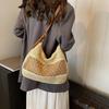 Woven Summer Fashion Straw Bag Beach Holiday Crossbody Bag Shopping Large Capacity Shoulder Bag For Ladies Women