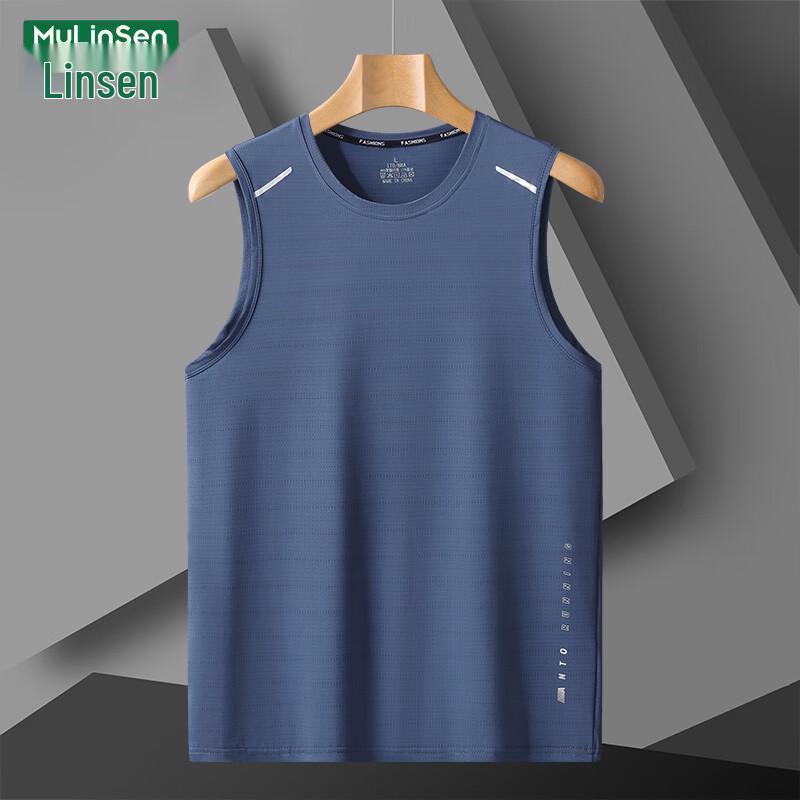 MULINSEN Men s Ice Silk Sleeveless Athletic Tank Top 5XL