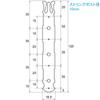 Kikutani Guitar Tuning for Nylon Triple 1 Set Nickel Pegs, 35mm, Strings, In-Line, (Left & Right), Finish, GM-35DG