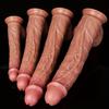 Realistic Soft Silicone Dildo – Skin-Friendly Wearable G-Spot Stimulator for Women&Couples,Flexible Lifelike Design,Hands-Free Female Masturbation Toy