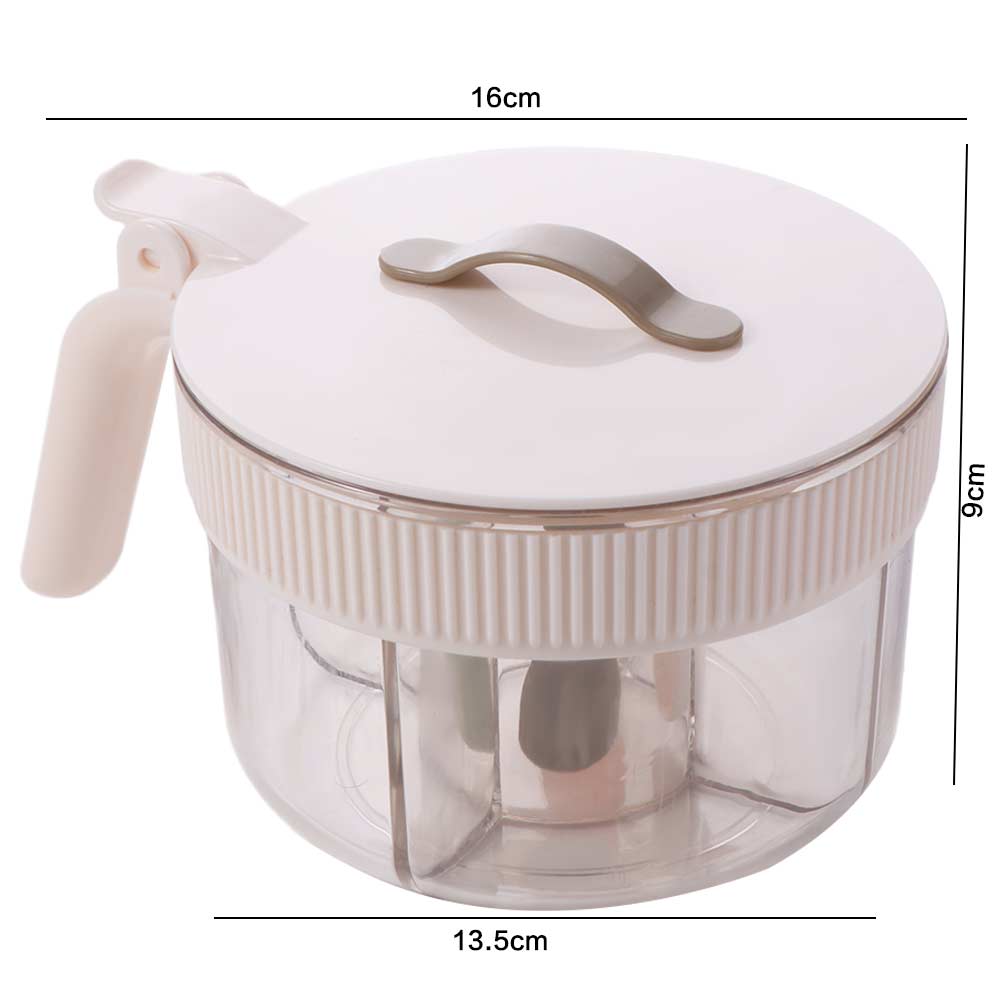 Sealed 4 Grids Seasoning Box Moisture-proof Seasoning Jar Convenient Salt Organizer  for Home