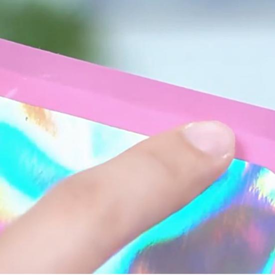 100 ks Samolepicí sáčky Víceúčelové Přenosné Holografické Balicí sáčky Uzavíratelné Sáčky z hliníkové fólie proti zápachu Zipové sáčky s průhledným okénkem