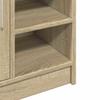 Bathroom Vanity Cabinet In Sonoma Oak 63 X 29 X 55 Cm Particleboard