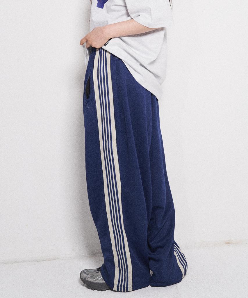 Deulousi Dw Basic Cut-Out Taping Track Pants 2 Colors