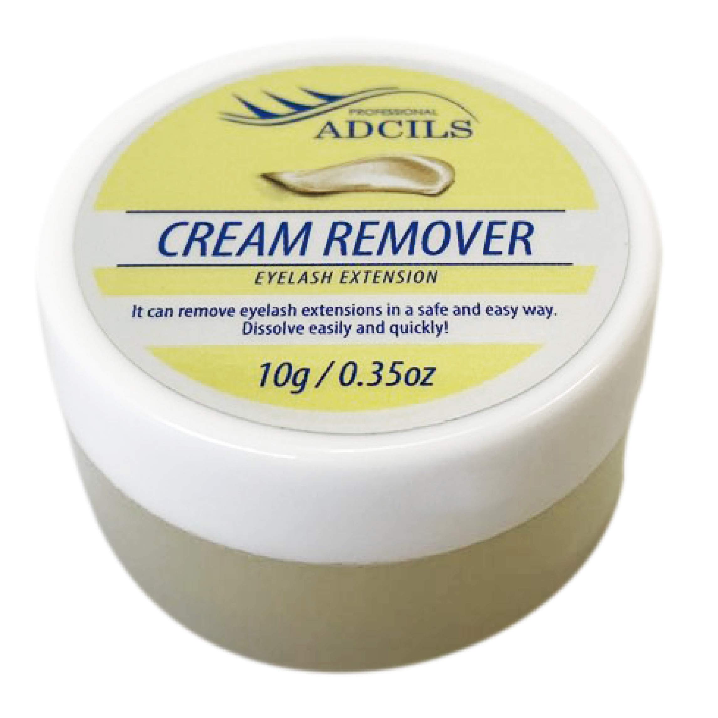 

ADCILS PROFESSIONAL Смывка для снятия наращенных ресниц, крем, 10 г / 0,35 унции - Крем для снятия клея-адгезива для ресниц, косметические аксессуары для макияжа