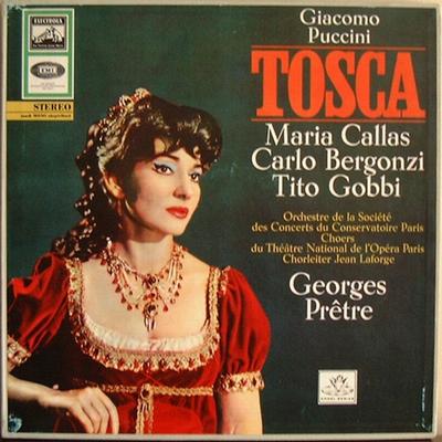 LP Record GIACOMO PUCCINI - MARIA CALLAS , CA - Tosca SMA18001 Electrola 1965 Germany Classical Used