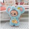 First, Second, and Third Generation Labubu Doll Clothes: 17cm Plush Onesie for 10cm Labubu Dolls, Cute Cartoon Design
