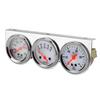 Universal 3 In 1 Gauge Set Water Temp VoltsOil Press 52mm Meter Mechanical Instrument