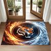 Hull City Fußball Design Kristall Samt Teppich Weiche Dekorative Matte für Schlafzimmer Eingang