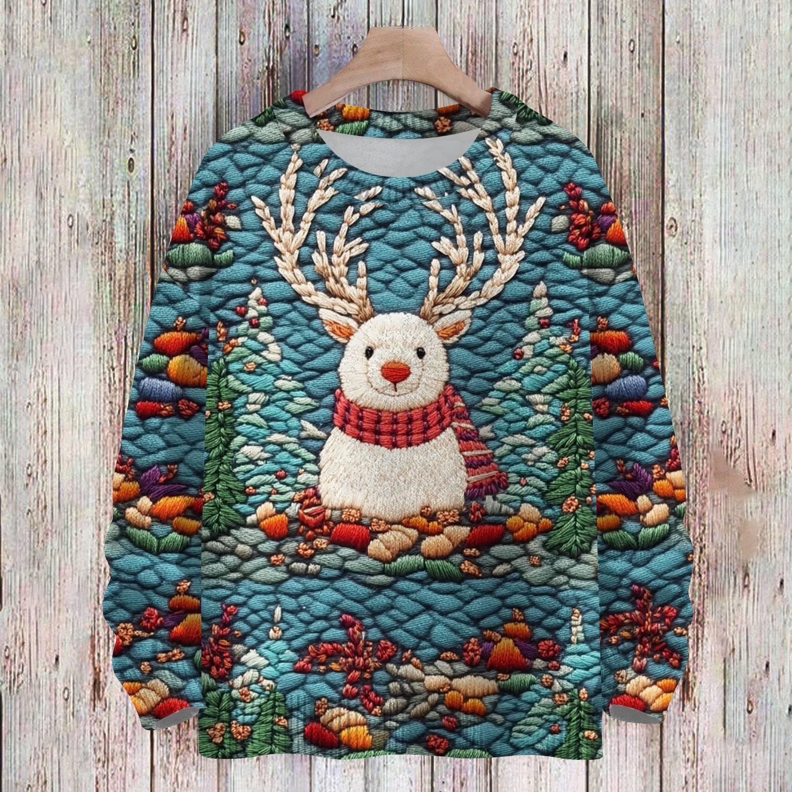 

Рождественские толстовки для детей, вязаные свитера для мальчиков и девочек, симпатичные рубашки, осенние свитера с круглым вырезом, топы 100 синий