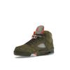 Air Jordan 5 Retro GS Olive 2024 Chaussures pour Enfants Vert Armée-Olive Orange Solaire 440888-308