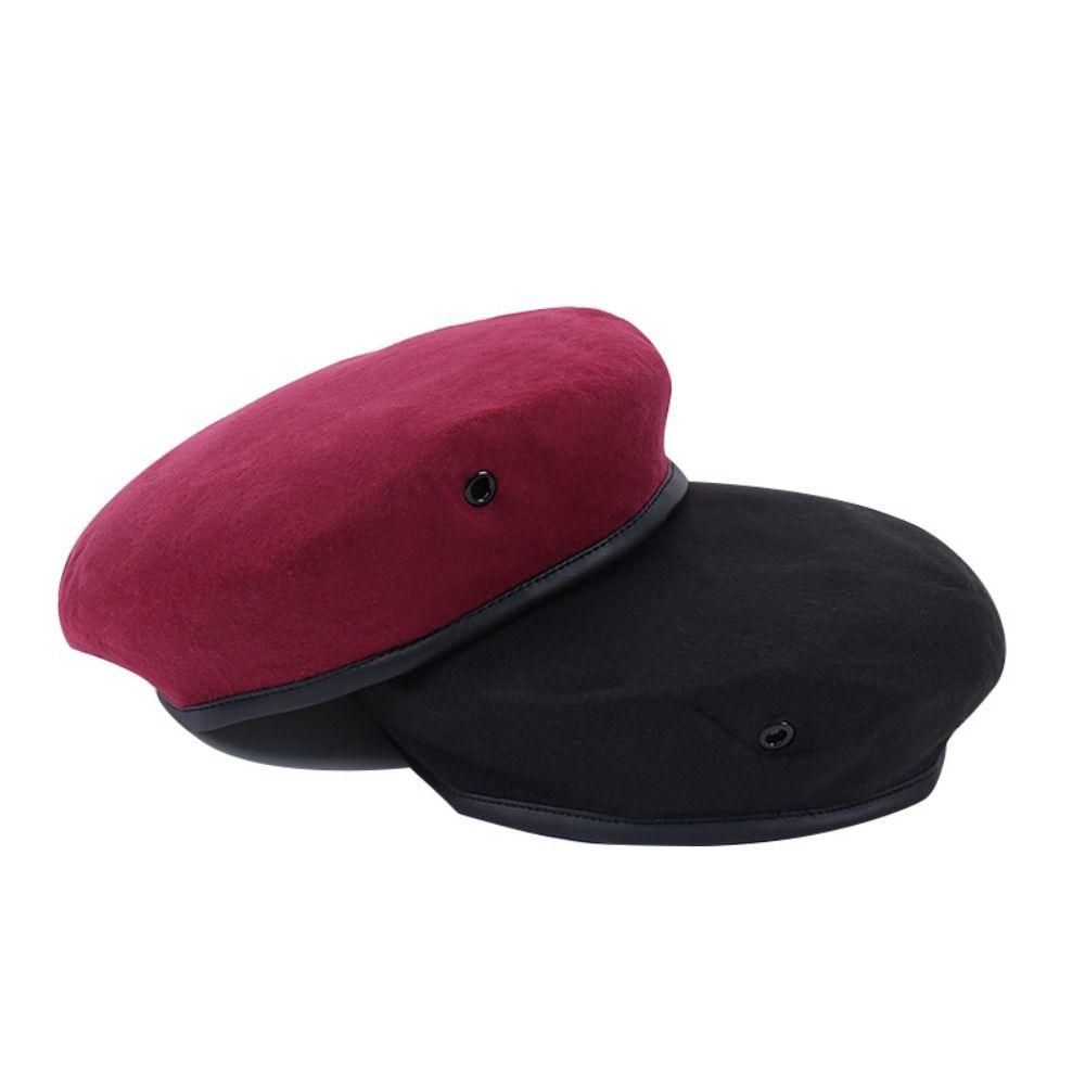 Adjustable Berets Hat Autumn and Winter Painter Cap Unisex Uniform Cap Women Men