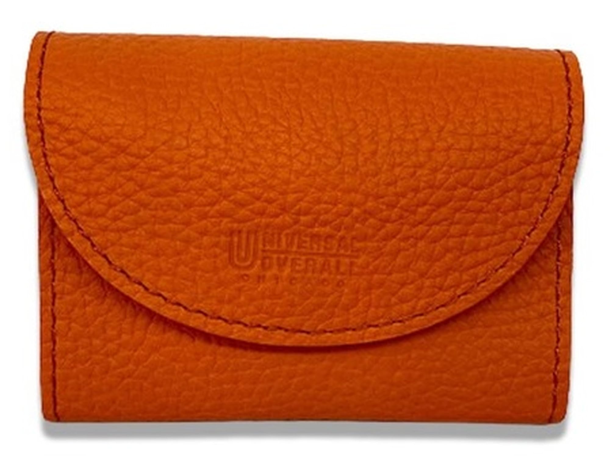 

Leather Wallet Wallet Engraved [Universal Overalls] (Double Flap/Cowhide) [UV132AR] 18_ORG