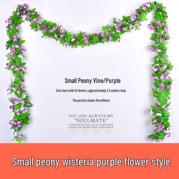 Artificial Rose Garland for Wall Hanging and Indoor Decor