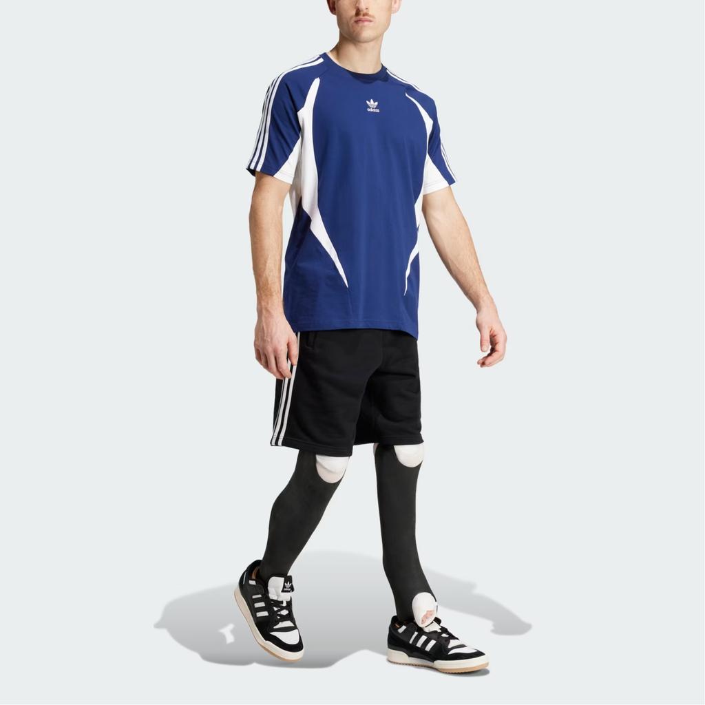 adidas Originals Archive Fashion Soft Skin-Friendly Versatile Short Sleeve T-Shirt Men Tops Blue White IX9647