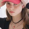 Luvinball Heart Snowball Pearl Necklace