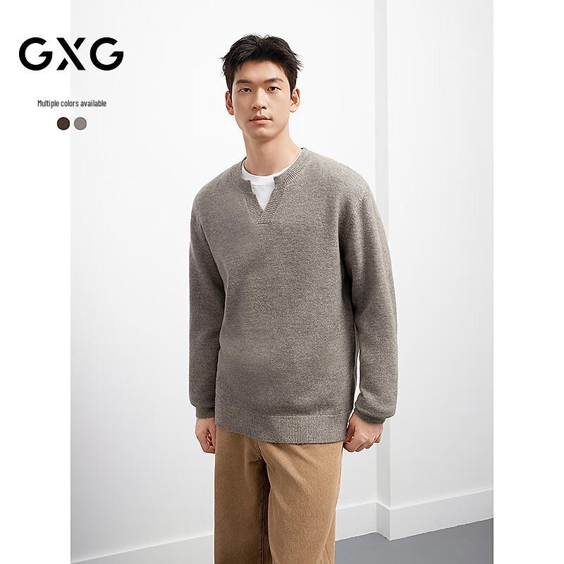 GXG Men s Casual V-Neck Knit Pullover S