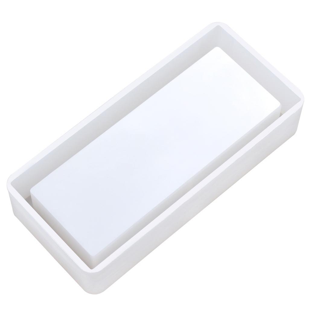 Storage Box Resins Mold Rectangular Shape Organizers Box Mold Case Epoxy Resins for Craft Making Jewelry Pencil Organizers