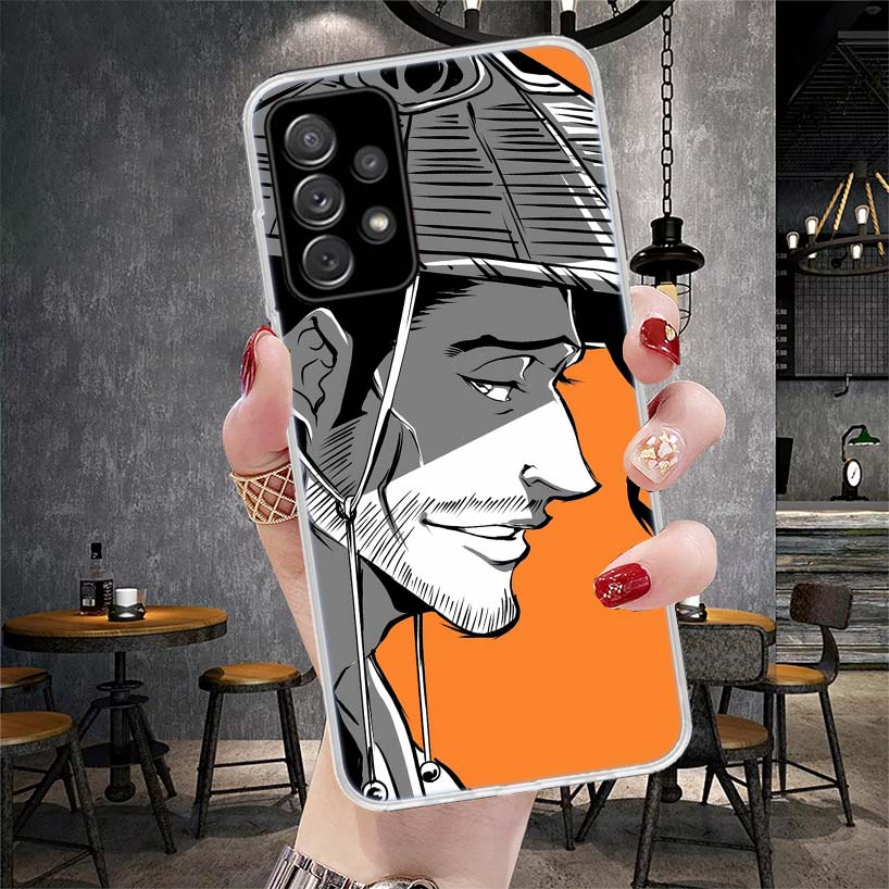 Bleach Kyoraku Shunsui Soft Phone Case For Samsung Galaxy A12 A22 A32 A52 A72 A02S A51 A50S A71 A70 A31 A20S Note 20 Ultra S10 A